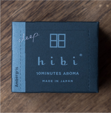 PRODUCT | hibi | 10MINUTES AROMA, MADE IN JAPAN
